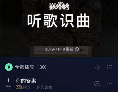 「中国新闻网」QQ音乐上线“听歌识曲榜” 《野狼disco》上榜