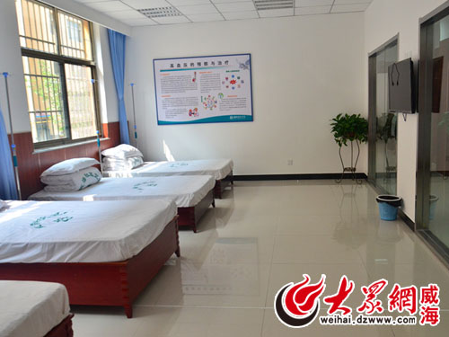 威海海大医院长峰广安社区卫生服务站揭牌