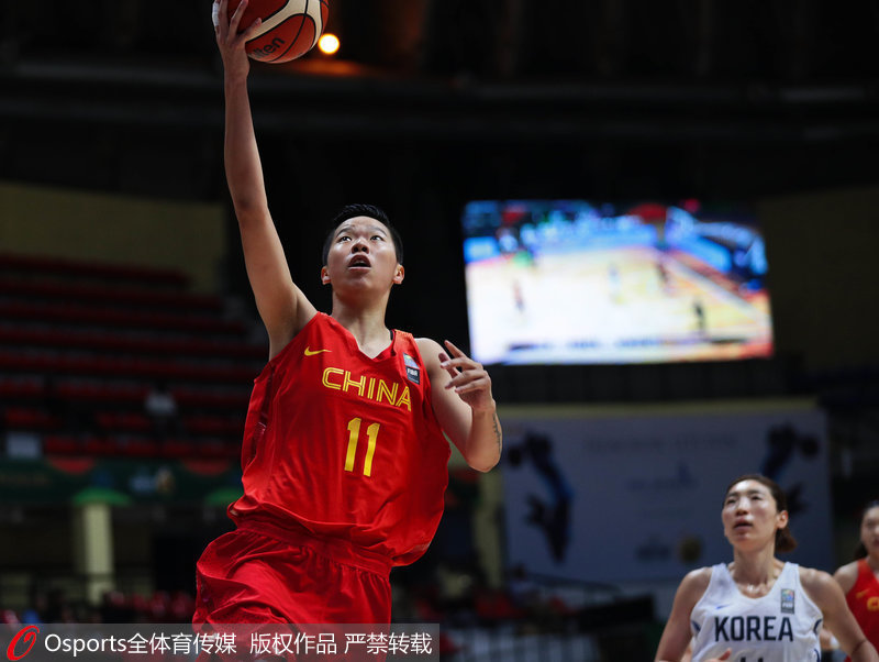 2017年女篮亚洲杯 中国75-51胜韩国获季军
