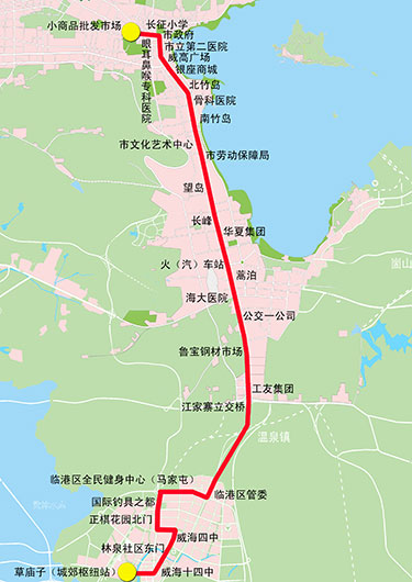 珠海k6路公交车路线图图片